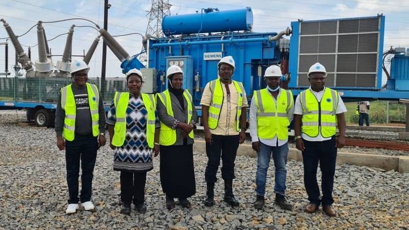 Akuity team during a substation site visit